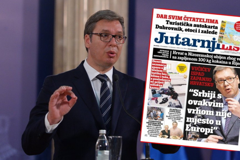USTAŠKO LUDILO MOZGA: Još jedan besraman napad iz Zagreba na predsednika Srbije