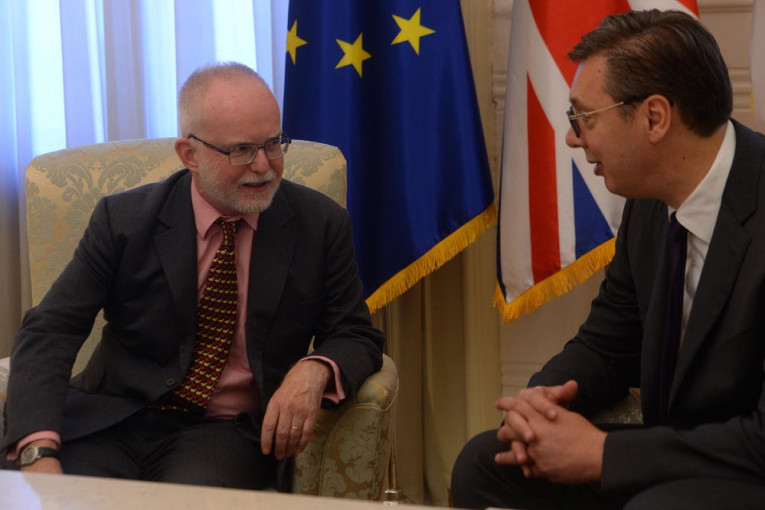 Vučić primio ambasadora Kifa u oproštajnu posetu: Britanija podržava evropski put Srbije