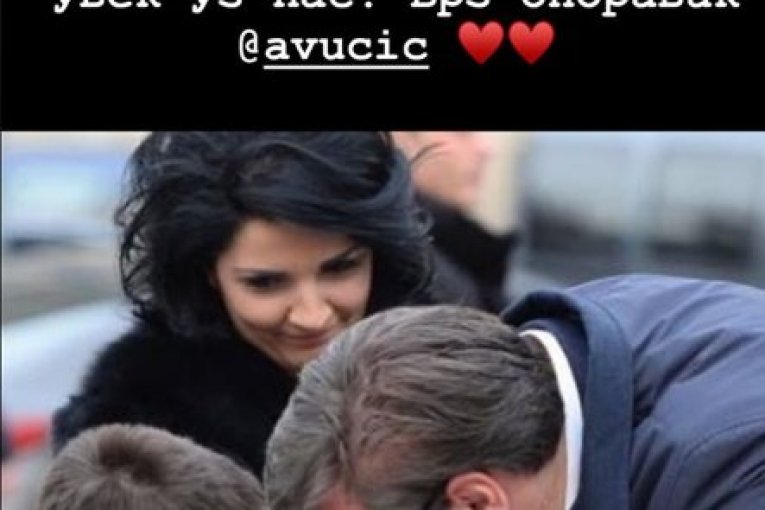 (FOTO) Oliverova udovica emotivnom porukom pružila podršku predsedniku koji je hospitalizovan na VMA