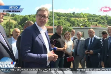 (VIDEO) Vučić u Rudnoj Glavi: Ponosan sam što smo za tako kratko vreme izgradili fabriku!
