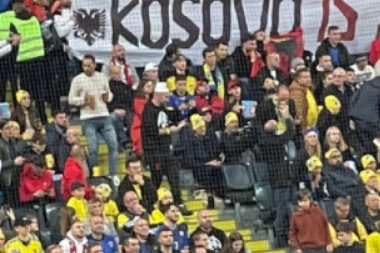 KORISTE SVAKU PRILIKU: Navijači tzv. Kosova OVIM NATPISOM provocirali Srbiju! UEFA i dalje ĆUTI