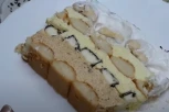 TORTA SAN SNOVA:  Ne peče se, a kombinaciju krem bananica, banana i mlevenog keksa SVI VOLE!