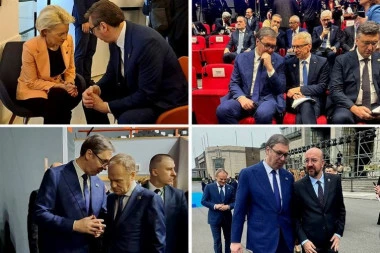 TOLIKO O "VUČIĆEVOJ IZOLOVANOSTI"! VELIKA ČAST ZA SRBIJU: Predsednik Srbije stoji u PRVOM REDU na samitu o nuklearnoj energiji! (FOTO+VIDEO)