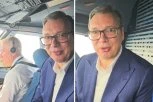 "MALO MI TAKVIH VELIČINA DANAS IMAMO"! Oglasio se Vučić iz aviona za Mostar i istakao šta će pokušati da se dogovori sa tamošnjim vlastima! (VIDEO)