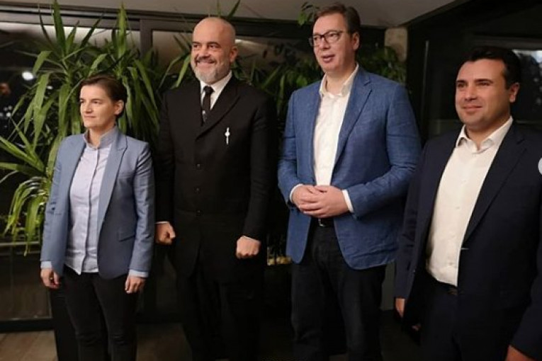DOMAĆINSKI: Vučić i Brnabićeva priredili večeru za Ramu i Zaeva