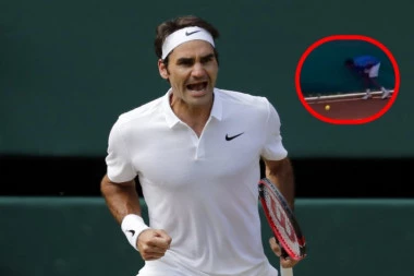 (VIDEO) FEDERER USRED SKANDALA: Udario lopticom ISPOD POJASA, Novaka bi za to RAZAPELI!