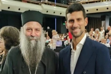 NOVAK I PATRIJARH PORFIRIJE ZAJEDNO U DRUŠTVU! Humanitarna akcija "Brod plovi za decu rudara"!