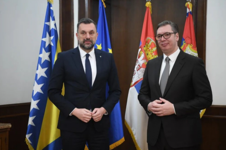 VUČIĆ SA KONAKOVIĆEM: Nadam se da ćemo u budućnosti dobro sarađivati! (FOTO)