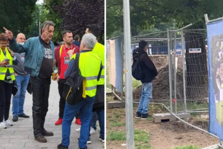 RUŽNE SLIKE SA PROTESTA: Pijani uriniraju po centru Beograda