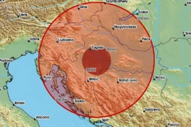 ZEMLJOTRES U HRVATSKOJ! Treslo se kod ovog grada!