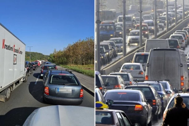 KOSLAPS U USTANIČKOJ ULICI: Ljudi izlaze iz autobusa i nastavljaju peške, SVE STOJI!