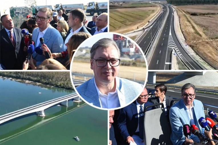 MI ĆEMO IMATI ŠTA DA PRENESEMO GENERACIJAMA, ŠTA SMO RADILI I GRADILI! Vučić na otvaranju auto-puta Ruma-Šabac: Bez naroda ovo ne bi bilo moguće (FOTO)