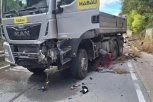 PUKLO KAO EKSPLOZIJA! Očevici opisali strašne detalje tragedije kod Sićevačke klisure - vozač nije mogao da izbegne sudar!