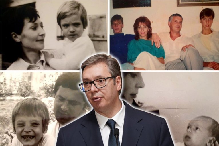 DO SADA NEVIĐENE FOTOGRAFIJE PREDSEDNIKA SRBIJE! Vučić emotivnom porukom ganuo pratioce na Instagramu: OVO SMO MAMA I JA... (FOTO)