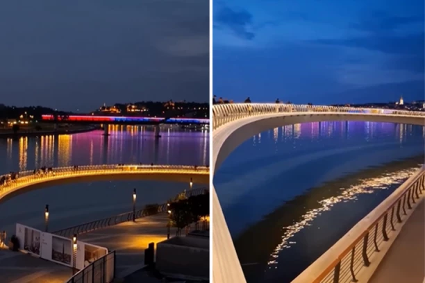 OTVOREN PEŠAČKI MOST NA SAVSKOM ŠETALIŠTU: Beograd postao bogatiji za još jednu atrakciju na reci! (VIDEO)