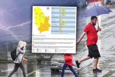 POSLE PODNE KREĆE HAOS! Stižu grmljavinske oluje sa gradom, danas na snazi METEOALARM, pokreće se nekoliko SUPERĆELIJA u ovim delovima Srbije!