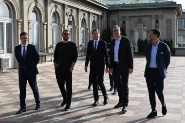 VUČIĆ SE SASTAO SA KUŠNEROM: "Predstavio sam mu viziju Beograda kao svetske metropole!" (Foto)