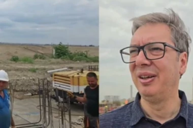 "VRI KAO U KOŠNICI" Vučić obišao radove na gradnji EXPO (VIDEO)