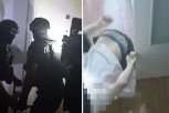 SNIMAK HAPŠENJA TERORISTE: Policija razvalila vrata stana u kom je bio Igor, pa ga bacila na pod (VIDEO)