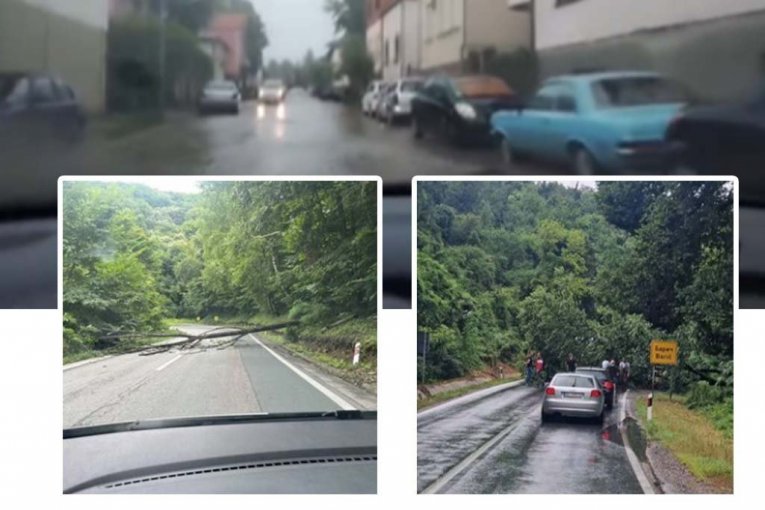 NEVREME U PIROTU I PROKUPLJU: Bujica Teče Ulicama, Olujni Vetar šiba Na ...