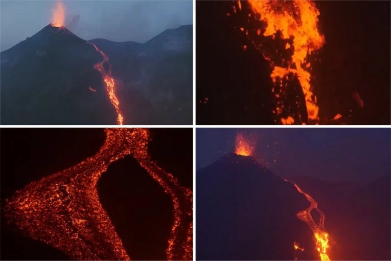 ERUPTIRALA ETNA! Neverovatni prizori iznad jednog od najaktivnijih vulkana na svetu! (VIDEO/FOTO)