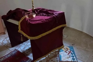SVETOGRĐE U HRVATSKOJ: U Brđanima pored Siska, oskrnavljen Hram Svetog velikomučenika Georgija