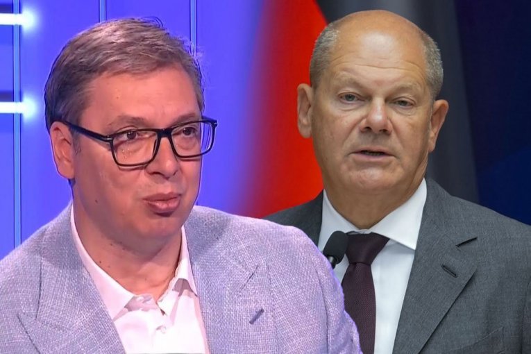 "MRAK JE BIO KADA SAM DOŠAO..." Vučić otkrio šta mu je rekao Šolc - "Vidim ogroman napredak i da su svuda dizalice"