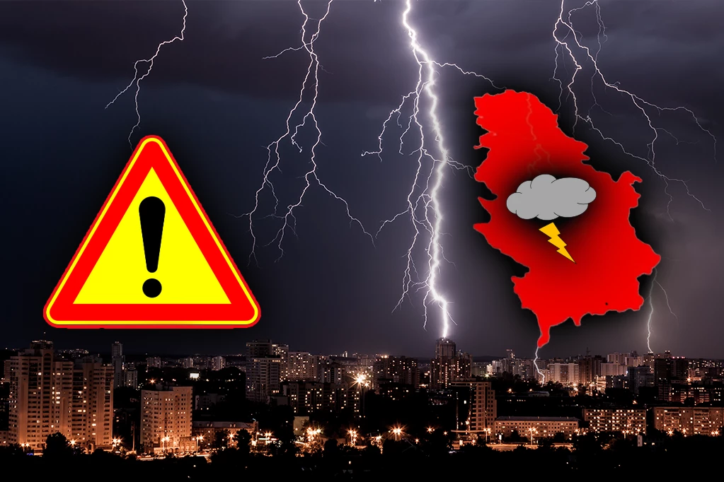 SPREMITE SE ZA STRAVIČNO NEVREME: Meteorolog objavio MAPU, pogledajte kako se kreću CRNI OBLACI! Ovi krajevi Srbije prvi na udaru!