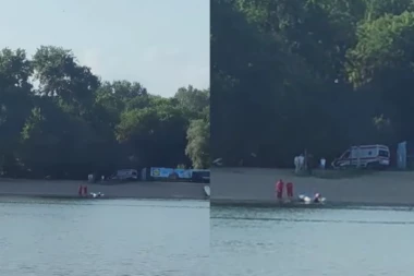 VELIKA DRAMA NA ADI CIGANLIJI! Muškarac pao s pedaline u jezero, nije isplivao! SA NJIM BILO I DETE!