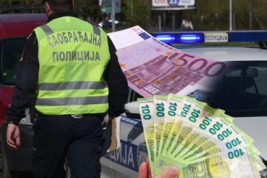 PAO KORUMPIRANI POLICAJAC: Saobraćajac uzeo 1.000 evra kako ne bi pisao prekršajnu prijavu!