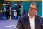 "PRVO ZLATO ZA NAŠU SRBIJU! PONOSNI SMO NA VAŠ USPEH" Predsednik Vučić se oglasio povodom podviga Zorane Arunović i Damira Mikeca! (FOTO)