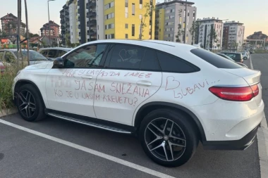 PRELJUBNIK IZ ŠVAJCARSKE NADRLJAO U ZEMUNU: Žena mu uništila auto: Mene si našao! (VIDEO)