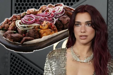 NE MOŽE BEZ SRPSKIH SPECIJALITETA! Dua Lipa uhvaćena kako krka na Kosovu: "ĆEVAPI SU NAJBOLJA STVAR"!