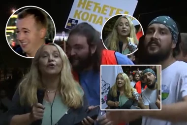 ''BU'' I PODIGLI DRŽAVU NA NOGE, A BRUTALNE NAPADE NA NOVINARKU INFORMERA NEGIRAJU! Bruka i sramota, aktivisti je vređali i napadali, dozivala Mariniku za pomoć, ona okrenula glavu! (VIDEO)