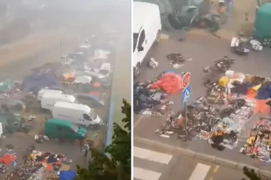 SNAŽNO NEVREME RAZBUCALO VAŠAR U ALEKSINCU: Ostao je haos, a evo koji delovi Srbije su VEČERAS NA UDARU (FOTO/VIDEO)