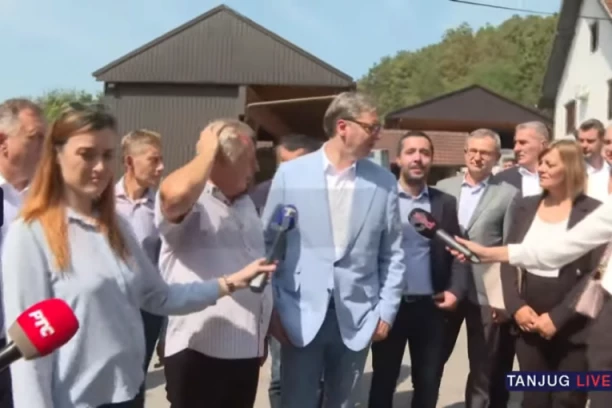 TREĆI DAN BORAVKA U PODRINJU: Predsednik Vučić obilazi destileriju "Tim"