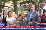 VUČIĆ U KRUPNJU: Obilazi kompleks crkve Uspenja presvete Bogorodice (FOTO)