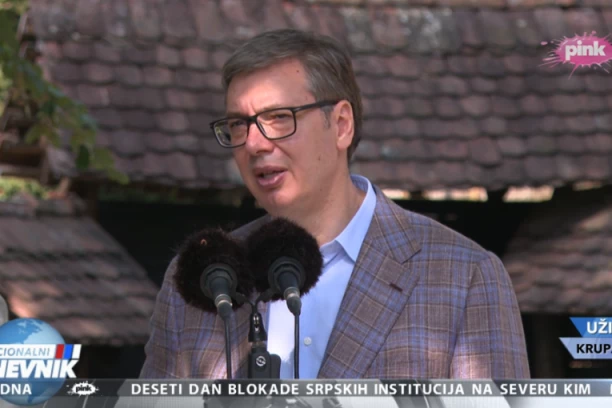 PREDSEDNIK VUČIĆ SE OBRAĆA NACIJI IZ KRUPNJA! "Jedva čekam da gledam kako kreče sve ono što smo uradili"