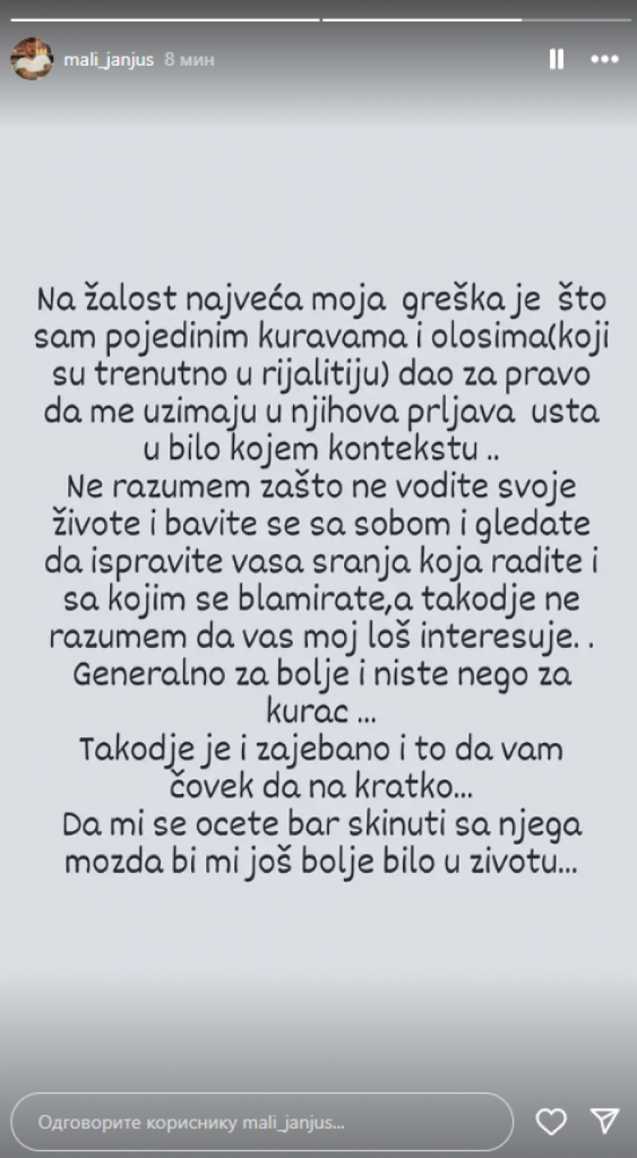 JANJUŠ BLJUJE VATRU ZBOG ANELINOG RAZUZDANOG PONAŠANJA U ELITI! Ovo je najveće poniženje u istoriji rijalitija!