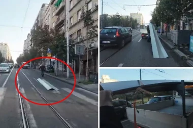 LIMOM UMALO UBIO NEKOGA NA SLAVIJI! Muškarac vozio ogroman teren vezan samo kanapom, NASTAO HAOS! (VIDEO)