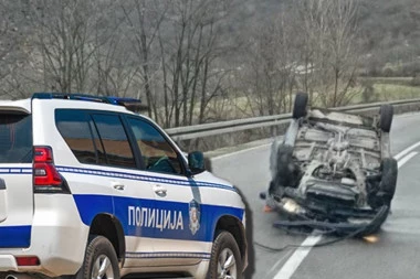 UŽAS KOD KUČEVA! Prevrnuo se automobil, u toku izvlačenje povređenih!