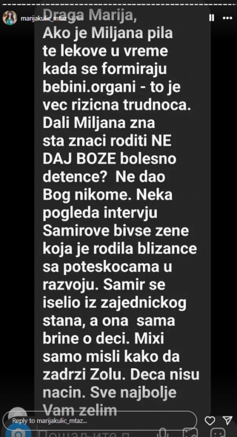 MILJANA IZ ZDRAVSTVENIH RAZLOGA PREKIDA TRUDNOĆU?! Kulićki stigli DOKAZI o poteškoćama u razvoju bebe, OVAJ PODATAK ledi krv u žilama!