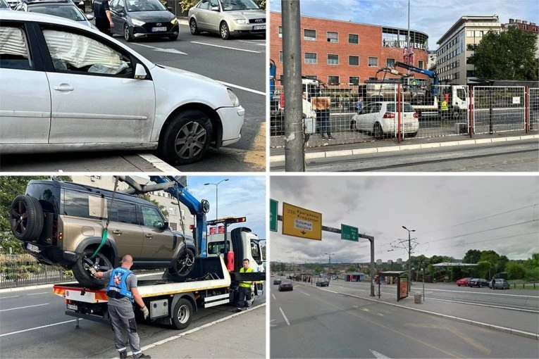 AUTOMOBIL NAKON SUDARA ULETEO NA STANICU I POKOSIO PEŠAKE: Novi detalji horora na Autokomandi!