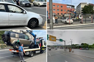 AUTOMOBIL NAKON SUDARA ULETEO NA STANICU I POKOSIO PEŠAKE: Novi detalji horora na Autokomandi! (FOTO, VIDEO)