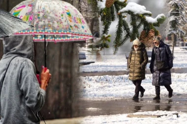 ŠTO SMO UŽIVALI U SUNCU, UŽIVALI SMO! Sutra kiša, u petak SNEG! Ova dva kraja biće na najsnažnijem UDARU PADAVINA