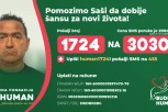 Pomozimo Saši da dobije šansu za NOVI ŽIVOT!