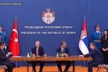 ZAVRŠENA CEREMONIJA POTPISIVANJA 11 SPORAZUMA: U toku obraćanje predsednika Vučića i Erdogana