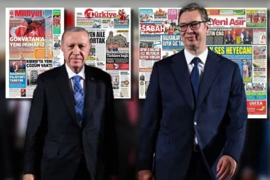 SUSRET VUČIĆA I ERDOGANA JEDNA OD NAJVAŽNIJIH VESTI U TURSKOJ: Predsednik na svakoj naslovnoj strani! (FOTO)