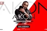 Odlaže se koncert legende hip-hop i R&B muzike, AKON-a, saopštili organizatori! Koncert zakazan za 16. oktobar odlaže se za sledeću godinu