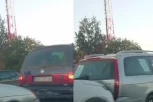 LANČANI SUDAR NA PANČEVAČKOM PUTU!  Čeka se policija (VIDEO)